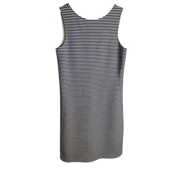 Theory Dresses & Skirts - Theory Womens Mivrill Blue and White Striped Bodycon Knit Dress Size L Nautical